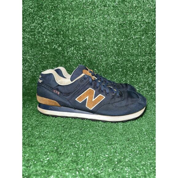 New Balance 574 Classics Mens Size 12 Vintage Navy Blue Running Sneaker ML574BPN - Picture 1 of 9